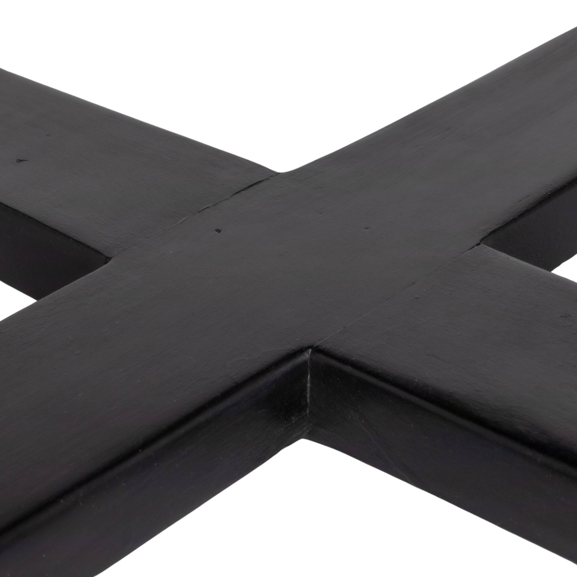 Hello Honey® Elegant Acacia Trestle Round Coffee Table